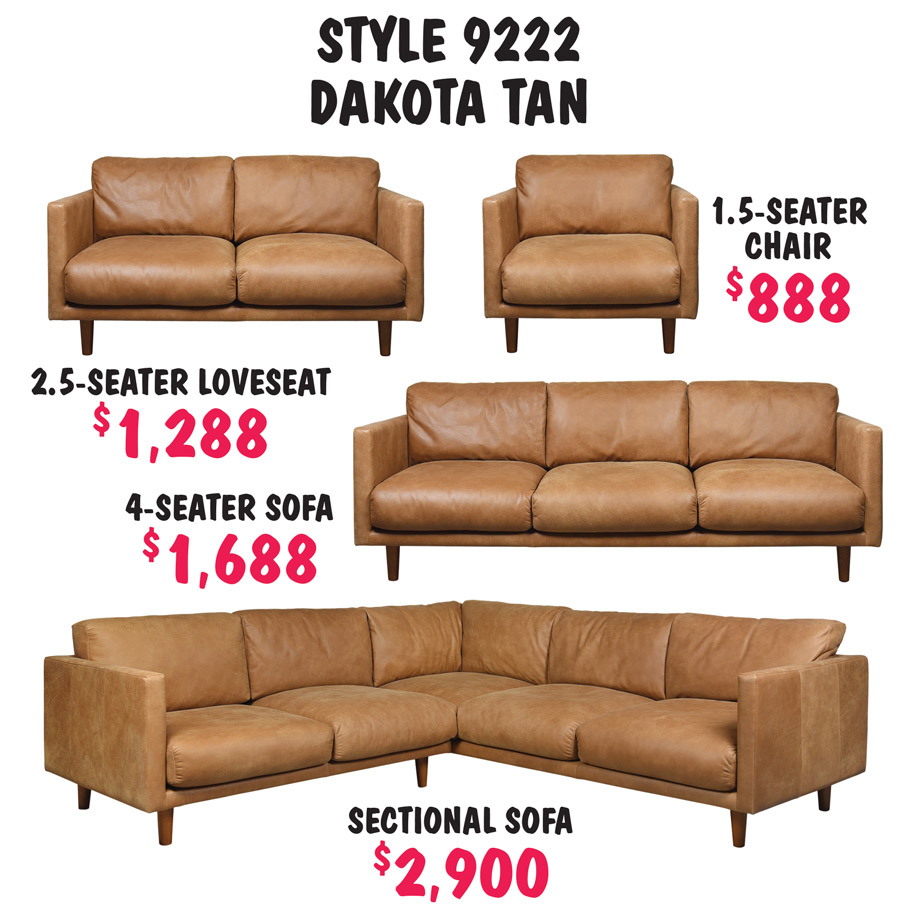 100 percent top grain Italian leather furniture, sofas, loveseats, chairs, ottomans, bar and counter height stools, available in 9 colors – hunter green, oxblood, vintage black, saba tee pee, vintage grey, vintage blue, vintage tan, vintage light grey, and vintage mocha. This lived-in top grain leather furniture is made to last a lifetime, acquiring a patina over time and becoming even more beautiful with age. Colors and styles may vary by store. Special BOGO on 4 colors only vintage light grey, vintage blue, vintage grey, and oxblood, no exceptions, sorry. Buy one piece at regular price, get a second piece of equal or lesser value for $99, any style including 4 and a half and 4 seater sofas. Hurry in for best selection. First come, first sold until they’re gone! BOGO only goo on vintage light grey, vintage blue, vintage grey, and oxblood, no exceptions, sorry. Colors and styles may vary by store.