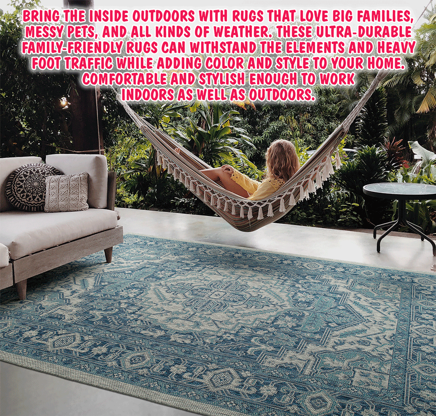 Kaleen Sypher Indoor Outdoor Patio Rugs 2 feet 7 inches by 4 feet 11 inches $14 item number SYPHER dash 27411, 2 feet 3 inches by 7 feet 10 inches $19 item number SYPHER dash 23710, 3 feet 11 inches by 5 feet 11 inches $24 item number SYPHER dash 311511, 5 feet 3 inches by 7 feet 6 inches $39 item number SYPHER dash 5376, 7 feet 10 inches Round $59 item number SYPHER dash 710RND, 7 feet 10 inches by 10 feet 2 inches $79 item number SYPHER dash 710102. Styles, colors, and sizes may vary by store.